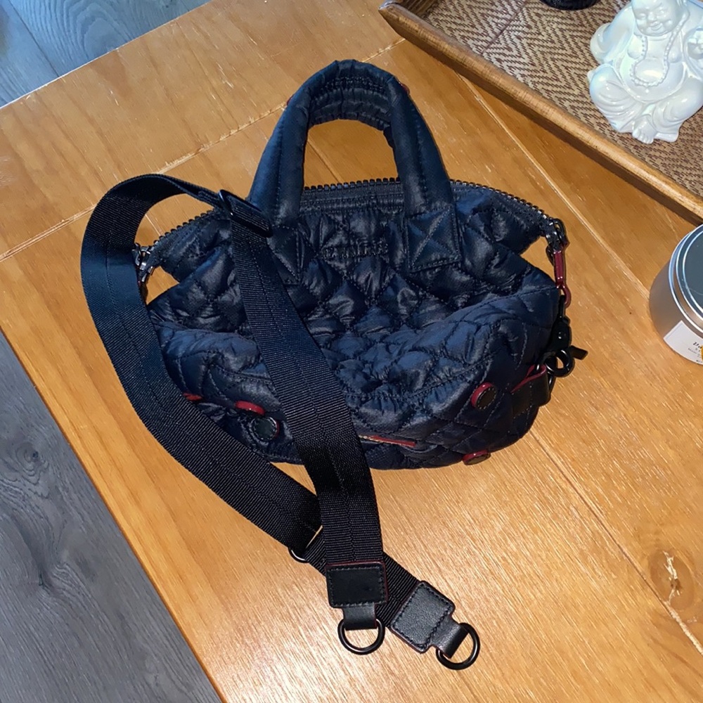 Stylish Black Quilted Women's Bag